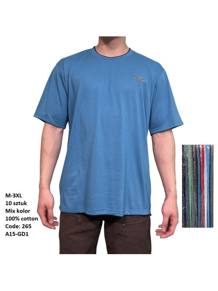 Bluzki MĘSKA , size m-3xl, paczka 10szt, mix kolor
