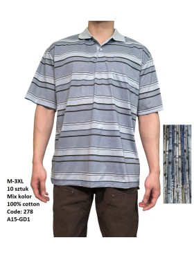 Bluzki MĘSKA , size m-3xl, paczka 10szt, mix kolor