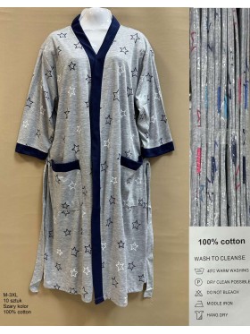 Szlafrok damskie, size m-3xl, paczka 10szt, 1kolor