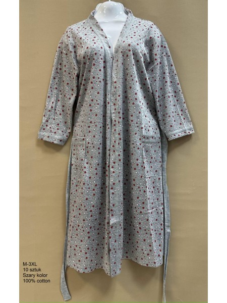Szlafrok damskie, size m-3xl, paczka 10szt, 1kolor