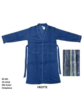 Szlafrok MĘSKA, size m-3xl, paczka 10szt, mix kolor