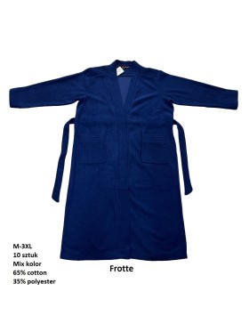 Szlafrok MĘSKA, size m-3xl, paczka 10szt, mix kolor