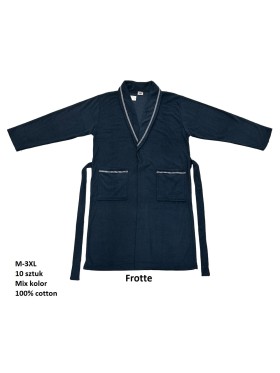 Szlafrok MĘSKA, size m-3xl, paczka 10szt, mix kolor