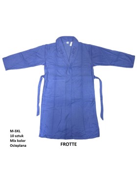 Szlafrok damskie, size m-3xl, paczka 10szt, mix kolor