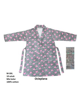 Szlafrok damskie, size m-3xl, paczka 10szt, mix kolor