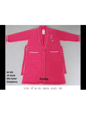 Szlafrok damskie, size m-3xl, paczka 10szt, mix kolor