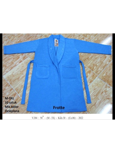 Szlafrok damskie, size m-3xl, paczka 10szt, mix kolor