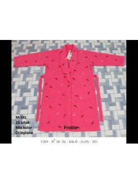Szlafrok damskie, size m-3xl, paczka 10szt, mix kolor