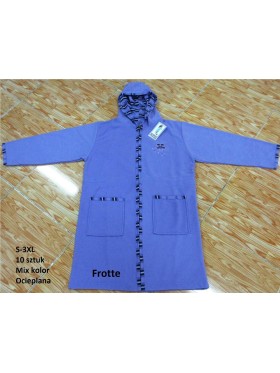 Szlafrok damskie, size s-3xl, paczka 10szt, mix kolor