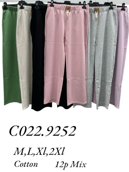 Spodnie damskie , size M-2XL, paczka 12szt, mix kolor