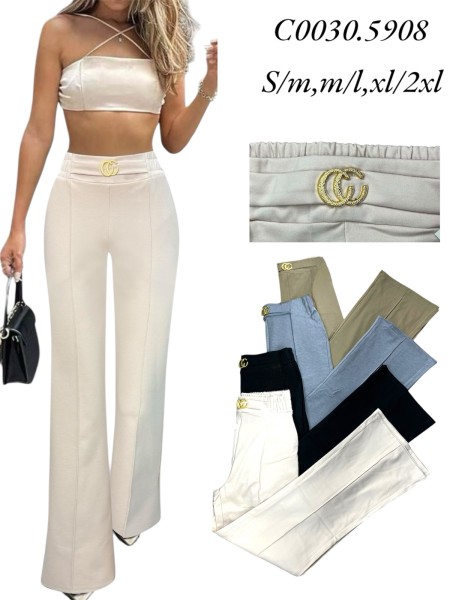 Spodnie damskie , size S-2XL, paczka 12szt, mix kolor