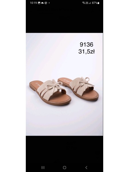 Buty Klapki Damskie (36-41,12par)