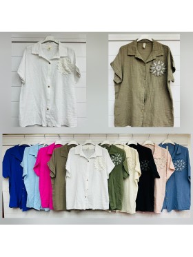 Koszule damskie wloskie, size uni, paczka 6szt, mix kolor