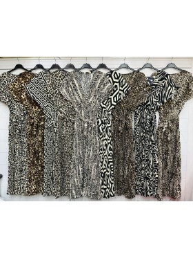 Sukienki damskie wloskie, size uni, paczka 6szt, mix kolor