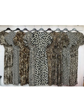Sukienki damskie wloskie, size uni, paczka 6szt, mix kolor