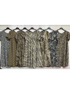 Sukienki damskie wloskie, size uni, paczka 6szt, mix kolor