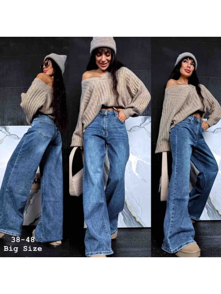 Jeansy damskie , size 38-48, paczka 12szt,