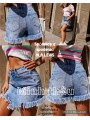 Spódnica krótka Jeansowa damska, size 34-42, paczka 10szt,