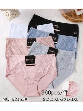 Majtki damskie, size xl-3xl paczka 24szt ,mix kolor