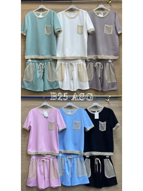 Komplety damskie wloskie, size uni, paczka 6szt, mix kolor