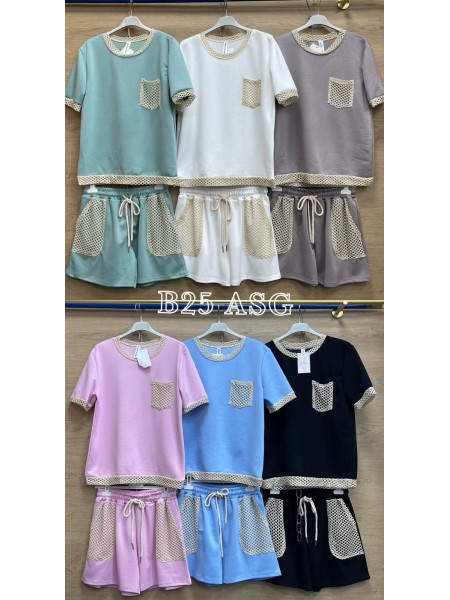 Komplety damskie wloskie, size uni, paczka 6szt, mix kolor