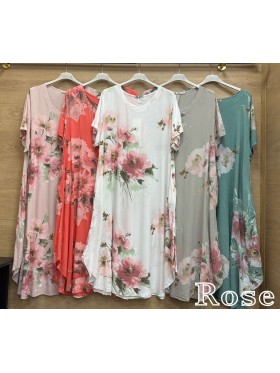 Sukienki damskie wloskie, size uni, paczka 6szt, mix kolor
