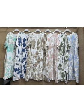 Sukienki damskie wloskie, size uni, paczka 6szt, mix kolor