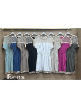 Sukienki damskie wloskie, size uni, paczka 6szt, mix kolor