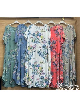 Sukienki damskie wloskie, size uni, paczka 6szt, mix kolor