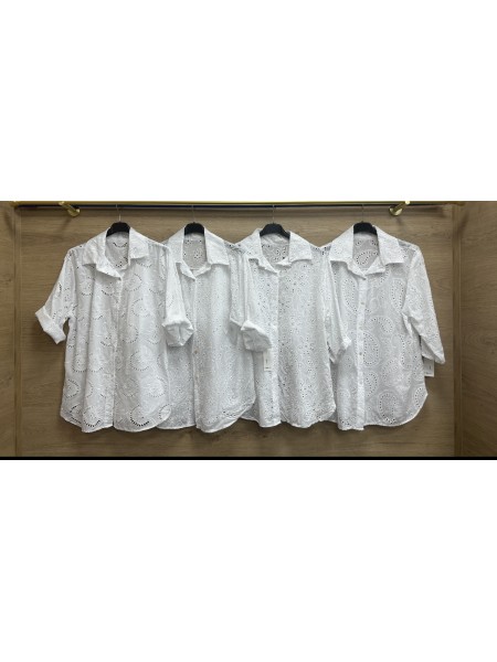 Bluzki damskie wloskie, size uni, paczka 6szt, 1 kolor