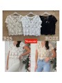 Bluzki damskie wloskie, size uni, paczka 6szt, mix kolor