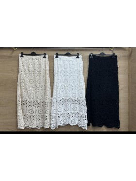 Spódnica długa damskie wloskie, size uni, paczka 6szt, mix kolor