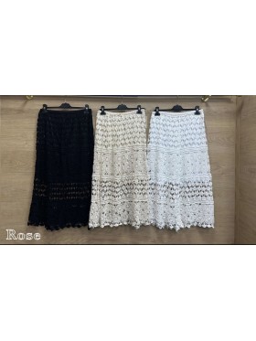 Spódnica długa damskie wloskie, size uni, paczka 6szt, mix kolor