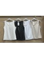 Bluzki damskie wloskie, size uni, paczka 6szt, mix kolor