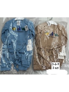 Komplety  DZIECIĘCE , size 3-9m,paczka 3szt, 1 kolor