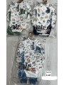 Komplety  DZIECIĘCE , size 3-12m,paczka 4szt, 1 kolor