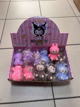 ZABAWKI SQUISHY . 12 SZT / PACZKA, KOLOR JAK NA ZDZIĘCIU