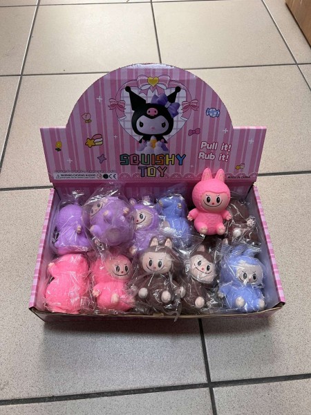 ZABAWKI SQUISHY . 12 SZT / PACZKA, KOLOR JAK NA ZDZIĘCIU