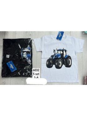Bluzki DZIECIĘCE , size 2-8 lat,paczka 5szt, 1 kolor