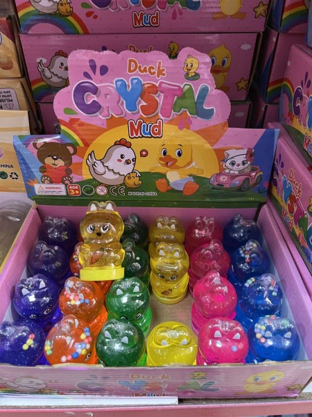 ZABAWKI SLIMY. 24SZT / PACZKA, KOLOR JAK NA ZDZIĘCIU