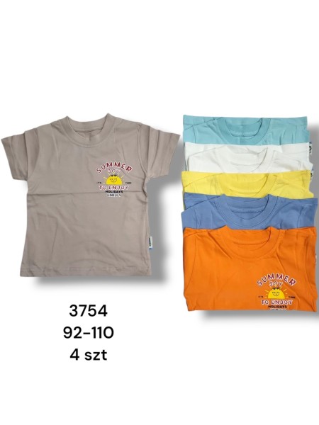 Bluzki DZIECIĘCE , size 92-110,paczka 4szt, 1 kolor