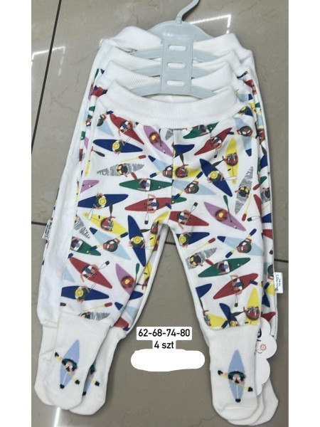 Spodnie DZIECIĘCE , size 62-80,paczka 4szt, 1 kolor