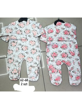 Kombinezon DZIECIĘCE , size 62-68,paczka 2szt, 1 kolor