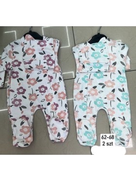Kombinezon DZIECIĘCE , size 62-68,paczka 2szt, 1 kolor