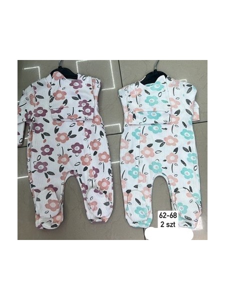 Kombinezon DZIECIĘCE , size 62-68,paczka 2szt, 1 kolor