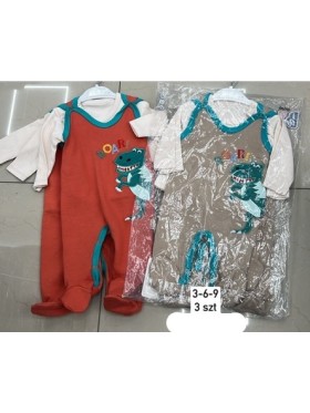 Kombinezon DZIECIĘCE , size 3-9m,paczka 3szt, 1 kolor