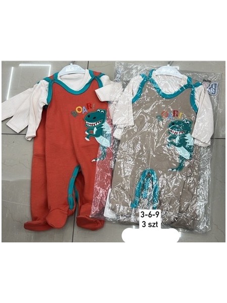 Kombinezon DZIECIĘCE , size 3-9m,paczka 3szt, 1 kolor