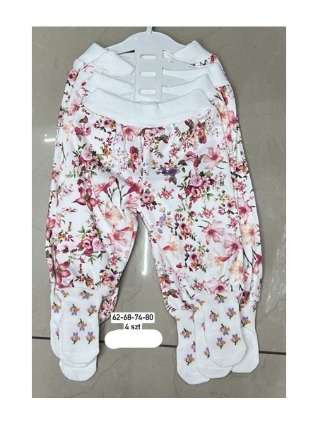 Spodnie DZIECIĘCE , size 62-80,paczka 4szt, 1 kolor