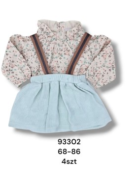 Komplet DZIECIĘCE , size 68-86,paczka 4szt, 1 kolor