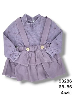 Komplet DZIECIĘCE , size 68-86,paczka 4szt, 1 kolor